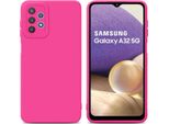 Cadorabo Cover Per Samsung Galaxy A32 5G Cover Protettiva In Tpu Rosa Custodia In Silicone Custodia Per Cellulare