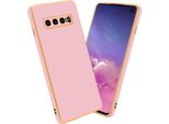 Cadorabo Custodia Protettiva Per Samsung Galaxy S10 4G In Rosa Custodia Del Telefono Cellulare Custodia In Silicone Tpu Fotocamera Protezione Custodia
