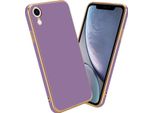 Cadorabo Custodia Protettiva Per Apple Iphone Xr Custodia In Viola Telefono Cellulare Custodia Tpu Silicone Fotocamera Protezione Custodia