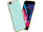 Cadorabo Custodia Protettiva Per Apple Iphone 7 / 7S / 8 / Se 2020 Cover In Verde Custodia Del Telefono Cellulare Tpu Silicone Fotocamera Protezione Caso