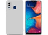 Cadorabo Cover Per Samsung Galaxy A20 / A30 / M10S Cover Protettiva In Tpu Bianco Custodia In Silicone Custodia Per Cellulare