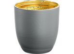 Eisch Espresso-Becher Cosmo Collect, Espressobecher, Espressoglas, Kristallglas, Grau / Gold, 100 Ml, 70510963