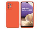 Cadorabo Cover Per Samsung Galaxy A32 5G Cover Protettiva In Tpu Arancione Custodia In Silicone Custodia Per Cellulare