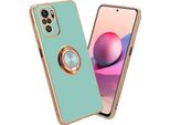 Cadorabo Custodia Protettiva Per Xiaomi Redmi Note 10 4G / Redmi Note 10S Cover In Turchese Custodia Cover Protezione Fotocamera