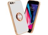 Cadorabo Custodia Protettiva Per Apple Iphone 7 Plus / 7S Plus / 8 Plus Custodia In Bianco Custodia Cover Fotocamera Protezione Magnetica