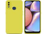 Cadorabo Cover Per Samsung Galaxy A10S / M01S Cover Protettiva In Tpu Giallo Custodia In Silicone Custodia Del Telefono Cellulare