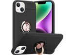 Cadorabo Custodia Protettiva Per Apple Iphone 14 Custodia In Nero Telefono Cellulare Custodia Cover Case Silicone Tpu