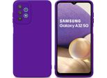 Cadorabo Cover Per Samsung Galaxy A32 5G Cover Protettiva In Silicone Tpu Viola Custodia Per Telefono Cellulare