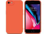 Custodia Cadorabo Per Apple Iphone 7 / 7S / 8 / Se 2020 Copertura Protettiva In Tpu Arancione Custodia In Silicone Custodia Per Cellulare
