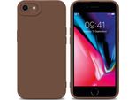 Custodia Cadorabo Per Apple Iphone 7 / 7S / 8 / Se 2020 Custodia Protettiva In Silicone Tpu Marrone Custodia Per Telefono Cellulare