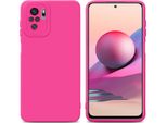 Cadorabo Custodia Per Xiaomi Redmi Note 10 4G / Redmi Note 10S Custodia Protettiva In Silicone Tpu Rosa Custodia Per Telefono Cellulare