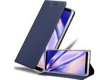 Cadorabo Custodia Per Cellulare Per Samsung Galaxy Note 8 Custodia Protettiva In Blu Cover Etui Book Case Booklet
