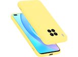 Cadorabo Custodia Protettiva Per Honor 50 Lite Custodia In Giallo Telefono Cellulare Case Cover Tpu Etui