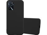 Cadorabo Custodia Per Oppo A16S / A54S Custodia Protettiva In Nero Custodia Per Cellulare Custodia In Silicone Tpu Cover