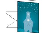 Sigel DS077 Biglietto Di Auguri Sigel "Orso Polare Con Candela"", Din A6"