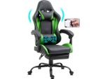 Delman Sedia Da Ufficio Sedia Da Gioco Sedia Da Gioco Massaggiante Sedia Da Gioco Ergonomica Con Poggiapiedi Cuscino Lombare Massaggiante 02-0042GN
