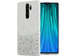 Cadorabo Custodia Per Xiaomi Redmi Note 8 Pro Custodia Protettiva In Trasparente Custodia Per Cellulare Custodia Tpu Custodia Glitter Cover Custodia Glitter