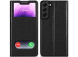 Cadorabo Custodia Protettiva Per Samsung Galaxy S22 Plus Cover In Nero Custodia Del Telefono Cellulare Libro Custodia Cover Etui