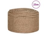 Vidaxl Corda Di Iuta 25 M Di Lunghezza 10 Mm Di Spessore