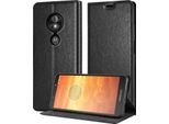 Custodia Cadorabo Per Motorola Moto E5 / G6 Play Cover Protettiva In Nero Custodia Per Cellulare Cover Chiusura Magnetica