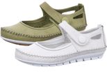 Gemini 003121-01 Scarpe Donna Ballerina Slip-On Mocassini, Dimensioni:36 Eu, Colore:Bianco