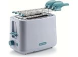 Ariete 157 Tostapane Breakfast 760W 2 Fette Di Pane Pinze Acciaio Inox 7 Livelli Bianco
