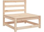 Divano Da Giardino Senza Braccioli 70X70X67 Cm In Legno Di Pino Massiccio