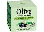 Crema Occhi Antirughe Herbolive, Olio D'oliva E Aloe Vera 15Ml