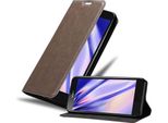 Cadorabo Custodia Per Sony Xperia Z Custodia Protettiva In Marrone Custodia Per Cellulare Cover Chiusura Magnetica