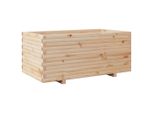 Vidaxl Fioriera 110X60X49,5 Cm In Legno Di Pino Massiccio