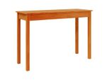 Vidaxl Tavolo Consolle Marrone Cera 110X40X75 Cm In Legno Di Pino Massiccio