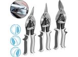 Stahlwerk Set Di 3 Cesoie Per Metallo Con Taglio Dritto, Sinistro E Destro