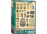 Puzzle Da 1000 Pezzi - Puzzle - Antico Egitto + Puzzle Cornice In Alluminio Per 1000 Pezzi