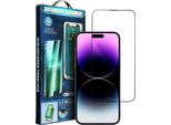Vetro Temperato 5D Full Glue - Per Iphone 15 Plus Nero + Applicatore