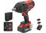 Avvitatore A Impulsi A Batteria 18V, 2000Nm, 1/2" (1 Batteria Da 4Ah + Caricabatteria)"