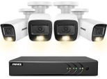 Sistema Di Sicurezza 8CH Dvr Cctv, Risoluzione 5MP Ultra Hd, Visione Notturna A Infrarossi, Telecamera Cmos 3K, 4T