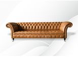 Chesterfield Grande Divano Divano Tessile Velluto Tappezzeria Divani 4 Posti Xxl Divani Nuovo