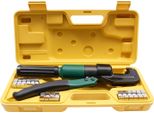 Pinza Idraulica Manuale, Forza Di Crimpatura 60 Kn, 8 Coppie Di Matrici, Verde