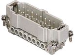 Cnem 16 Tx I.L.M.E. Ilme Cne Inserto Per Pin (M) Senza Protezione Del Filo Connessione A Vite, 16 Pin+Pe 500V, 16A - 5 Pz
