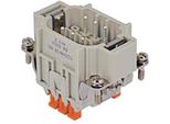 Cdshm 06 Nc I.L.M.E. Ilme Cdsh NC-SQUICH Per Trasformatori Per Strumenti Inserto A Pin (M) Collegamento A Morsetto A Gabbia, 6 Pin+Pe 250V, 6A -