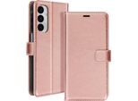 Mayaxess, Custodia A Portafoglio Samsung Galaxy A16 Funzione Stand Con Cinturino, Oro Rosa