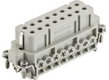 09200162891 Harting Han 16A Fe(Au)/Cuni Inserto Presa (F) A Vite, 16 Poli+Pe 250V, 16A - 1 Pz