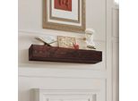 Cornice Per Caminetto Mensola Per Caminetto Consolle Per Caminetto Mensola Galleggiante A Parete 152 Cm In Marrone - Design Elegante Per La Vostra Casa