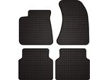 Tappetini Auto In Gomma Adatto Per Audi A8 D4 (2009-2017, Berlina Corta) Neri, Set 4 Pz, Con Fissaggi