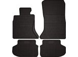 Tappetini Auto In Gomma Adatto Per Bmw 5 F10 Fl (2013-2017, Berlina) Neri, Set 4 Pz, Con Fissaggi