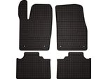 Tappetini Auto In Gomma Adatto Per Jeep Grand Cherokee WK2 (2010-2018, Fuoristrada) Neri, Set 4 Pz, Con Fissaggi