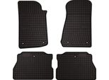 Tappetini Auto In Gomma Adatto Per Jeep Wrangler Iv Rubicon (2017-, Fuoristrada) Neri, Set 4 Pz, Con Fissaggi