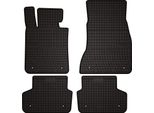 Tappetini Auto In Gomma Adatto Per Bmw 5 G31 (2017-2023, Touring, Station Wagon (Esclusa L'ibrida)) Neri, Set 4 Pz, Con Fissaggi