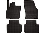 Tappetini Auto In Gomma Adatto Per Audi Q3 Ii F3 (2018-, Suv, Sportback) Neri, Set 4 Pz, Con Fissaggi