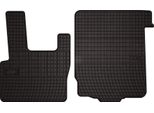 Tappetini Auto In Gomma Adatto Per Daf Xf XF105 (2006-, Camion) Neri, Set 2 Pz, Con Fissaggi